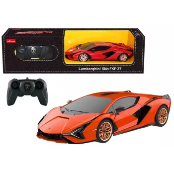 RASTAR Lamborghini Sian FKP 37 nuotolinio valdymo automobilis 1:24 oranžinis