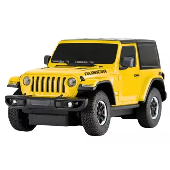 JEEP Wrangler JL Rubicon valdomas automobilis RC Rastar geltonas 1:24