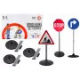 LEAN TOYS Edukacinis rinkinys Dideli kelio ženklai 76cm 3 vnt.