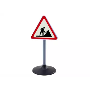 LEAN TOYS Didelis kelio darbų įspėjamasis ženklas 70 cm