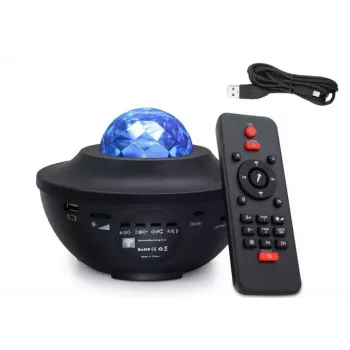 LEAN Star Projector LED Lamp Bluetooth Speaker Remote