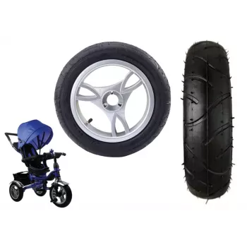 LEAN CARS Plastic Wheel with Rubber Tire (Inflatable) PRO600 Front 6.00-6