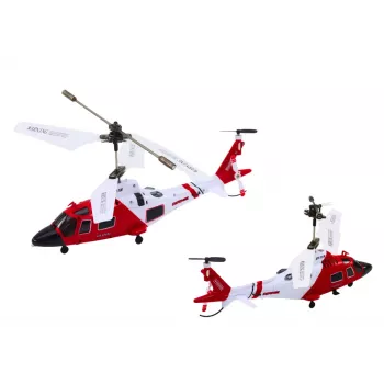 LEAN TOYS nuotolinio valdymo RC sraigtasparnis su giroskopu Syma S111H raudonas
