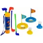 LEAN TOYS Vaikų golfo rinkinys su lazdomis, duobutėmis, vėliavėlėmis ir kamuoliukais