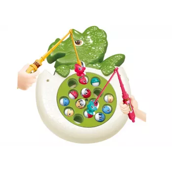 LEAN TOYS Game Fishing Rods Sounds Dinosaur