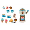 LEAN TOYS Set of Sweets Cafe Ice Cream Machine Cups Muffins 38 Pieces Pretend Play Set