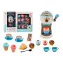 LEAN TOYS Set of Sweets Cafe Ice Cream Machine Cups Muffins 38 Pieces Pretend Play Set