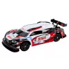 LEAN TOYS RC Sports Car 1:16 Drift Interchangeable Wheels White and Red
