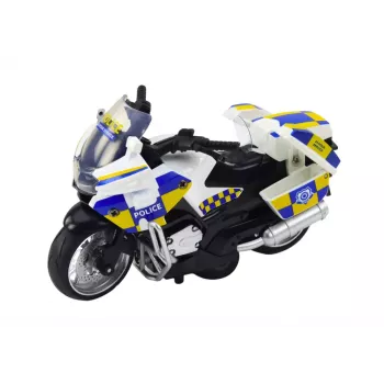 LEAN TOYS Policijos motociklas su trinties pavara, šviesomis ir garsu