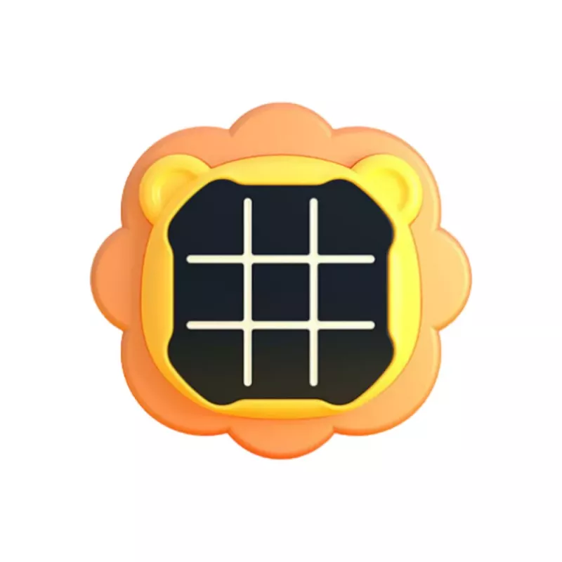 LEAN TOYS Electronic Game 3in1 Tic-Tac-Toe Memory Lion Orange