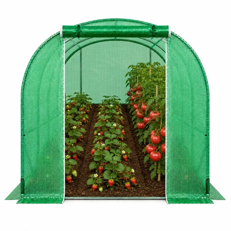 LEAN Green UV Tunnel for Vegetables with Windows 2x3 M 6M²