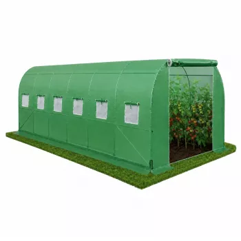 LEAN Šiltnamis Daržovėms, Žali UV Langai, 6x3x2m, 18m²