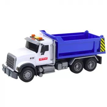 LEAN TOYS Tipper Truck Moving Box Lights Sounds Blue