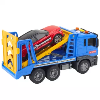 LEAN TOYS Vilktuvas – Pagalba kelyje su šviesomis ir garsais