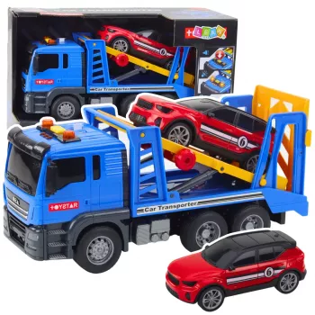 LEAN TOYS Vilktuvas – Pagalba kelyje su šviesomis ir garsais