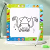LEAN TOYS Puzzle Board 2in1 Wooden Educational Pets Marker