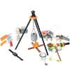 LEAN TOYS Camping Set Wooden Campfire Accessories 45 Pieces