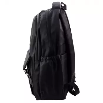 LEAN City School Backpack 6 Pockets Back Up Black 23L 46cm