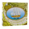 LEAN TOYS Collectible Model Decorative Three-Masted Sailing Ship White 39x36cm