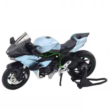LEAN TOYS Sportinis motociklas Metalinis Šviesos Garsai Sidabrinis 1:12