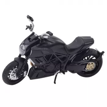 LEAN TOYS Sportinis motociklas Metalas Šviesos Garsai Aukso elementai Juodas 1:12