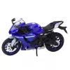 LEAN TOYS Sportinis motociklas Metalas Šviesos Garsai Tamsiai Mėlyna R1 1:12