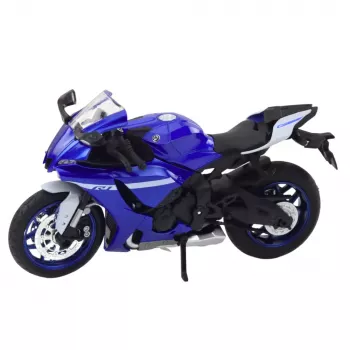 LEAN TOYS Sportinis motociklas Metalas Šviesos Garsai Tamsiai Mėlyna R1 1:12