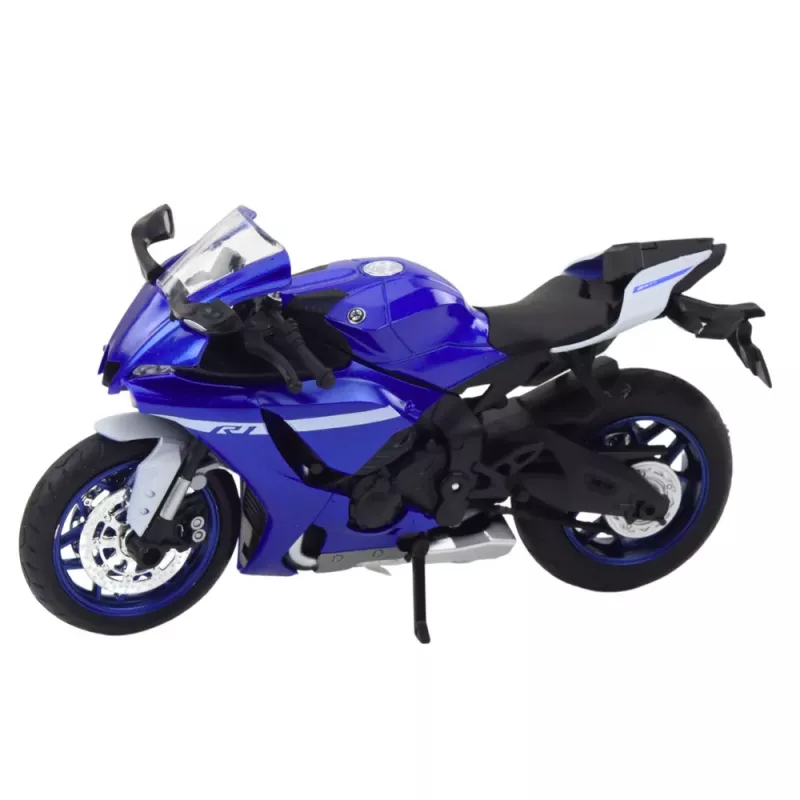 LEAN TOYS Sportinis motociklas Metalas Šviesos Garsai Tamsiai Mėlyna R1 1:12