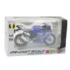 LEAN TOYS Sportinis motociklas Metalas Šviesos Garsai Tamsiai Mėlyna R1 1:12
