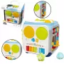 LEAN TOYS Multifunkcinis lavinamasis kubas mažyliams su šviesomis ir garsais