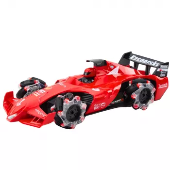 LEAN TOYS RC Car Smoke Effect 2.4G Raudonas