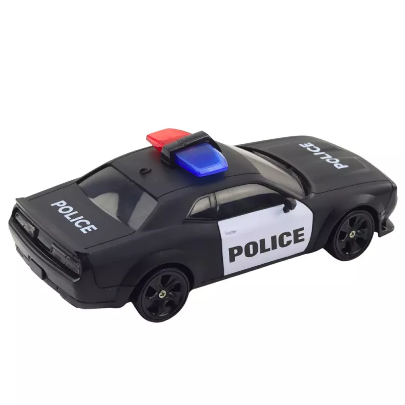 LEAN TOYS Drift Sports Car Interchangeable Wheels Remote Controlled RC 4WD Police