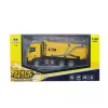 Huina 1:50 Yellow Diecast Garbage Truck Metal Mobile Collectible Model