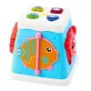 LEAN TOYS Educational Cube Multifunctional Interactive Lights Sounds