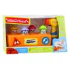 LEAN TOYS Interaktyvus žaidimas Spalvotas plaktukas Hamsters Road Works