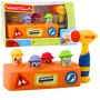 LEAN TOYS Interaktyvus žaidimas Spalvotas plaktukas Hamsters Road Works