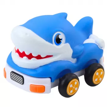 LEAN TOYS Automobilis su Pulteliu RC Vaikams Mėlynas Ryklys
