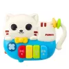 LEAN TOYS Mini Piano for Toddlers Kitten Blue Lights Sounds