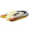 LEAN TOYS Luxury Yacht Boat Inflatable Remote Controlled RC LED Lights