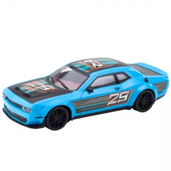 LEAN TOYS Galiniais ratais varomas sportinis lenktyninis automobilis Mėlynas 1:16 RC
