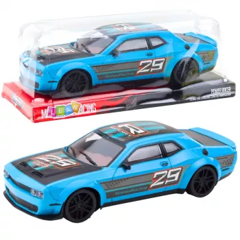 LEAN TOYS Galiniais ratais varomas sportinis lenktyninis automobilis Mėlynas 1:16 RC