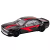LEAN TOYS Sports Car Drive Glossy Body Black Red Lines