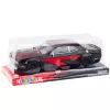 LEAN TOYS Sports Car Drive Glossy Body Black Red Lines