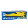 LEAN TOYS Motorlaivis Plaukiojanti Jachta Su Varikliu Geltona