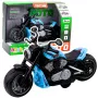 LEAN TOYS Battery Operated Toy Motorcycle Motor Lights Sounds Blue