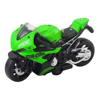 LEAN TOYS Racing Sports Motorcycle With Lights Sounds Mix
