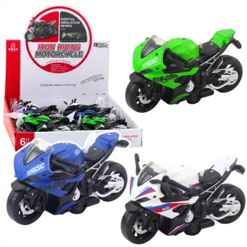LEAN TOYS Racing Sports Motorcycle With Lights Sounds Mix