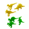 LEAN TOYS Dinozaurų rinkinys su mažomis figūrėlėmis, judančiais garsais, žalias