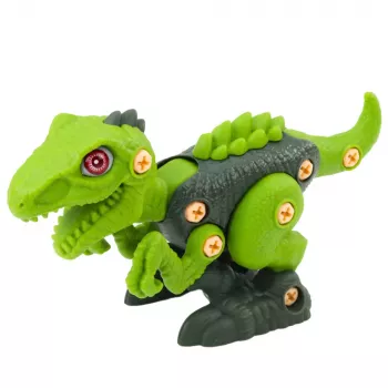LEAN TOYS Dinozauras T-Rex Žalias su Elektriniu Grąžtu DIY