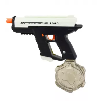 LEAN TOYS Electric Water Gun Automatic 10m Black White 800ml